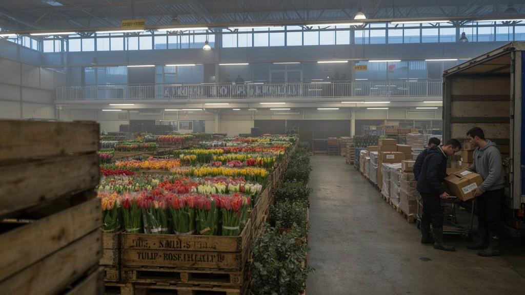 Fresh flowers and floral products for a flower trading business in Dubai